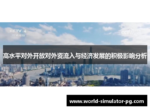 高水平对外开放对外资流入与经济发展的积极影响分析